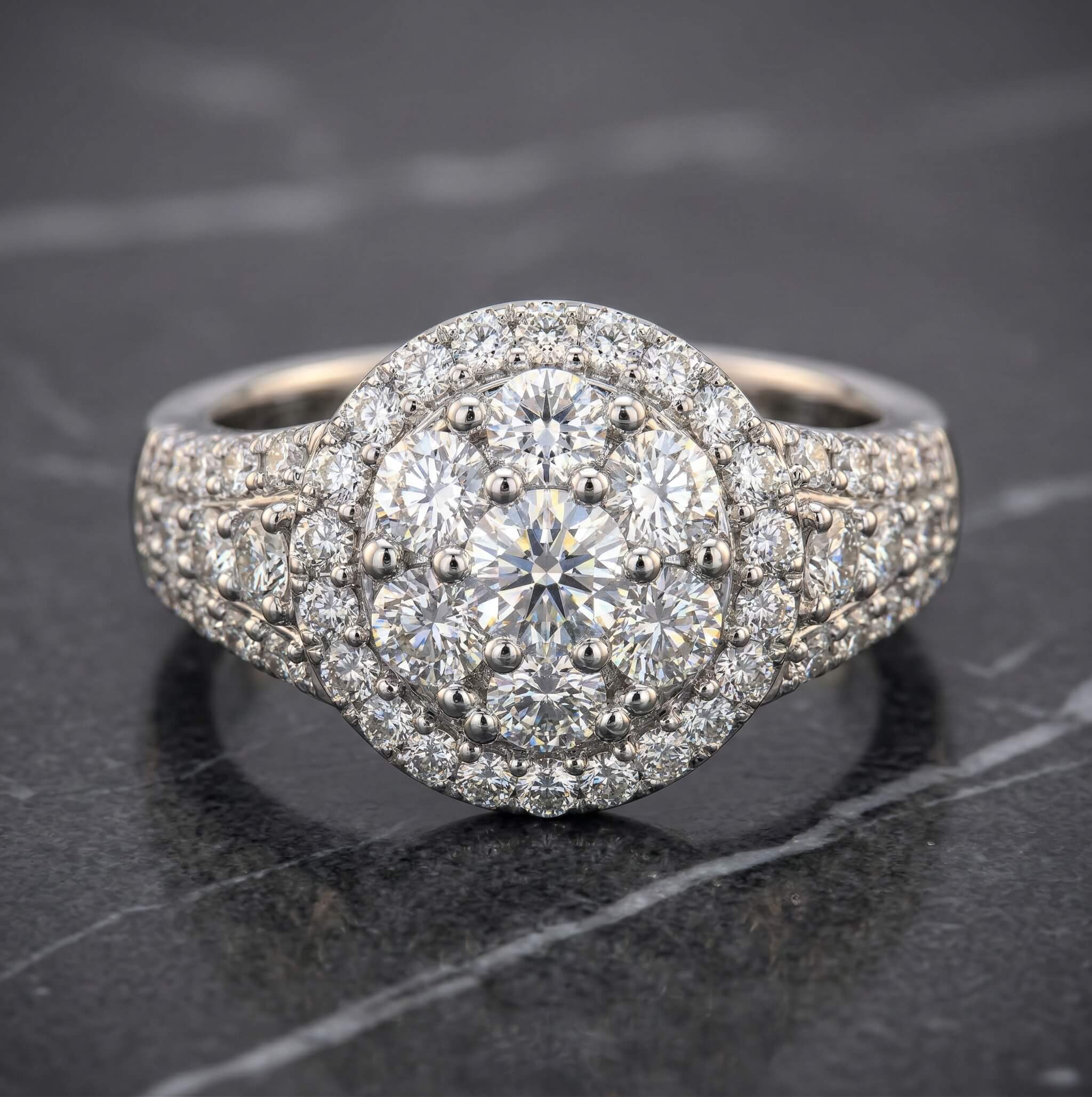 Pt900 メレダイヤリング